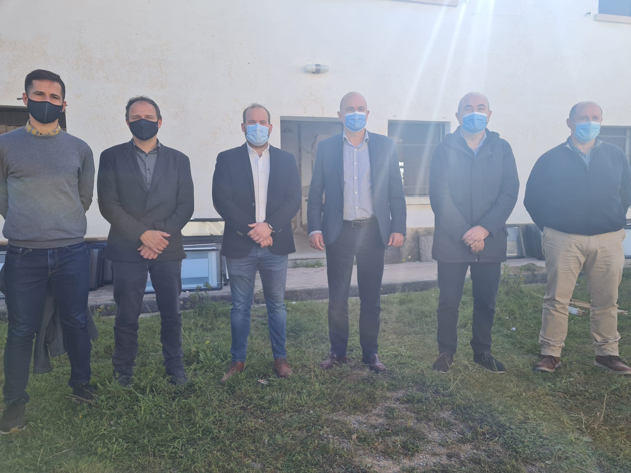 Un momento durante la presentación de las nuevas dependencias