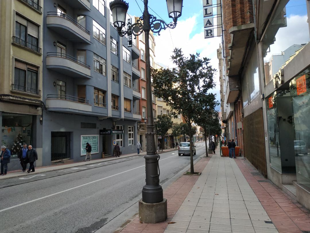 La avenida de la Puebla, entre las calles beneficiadas