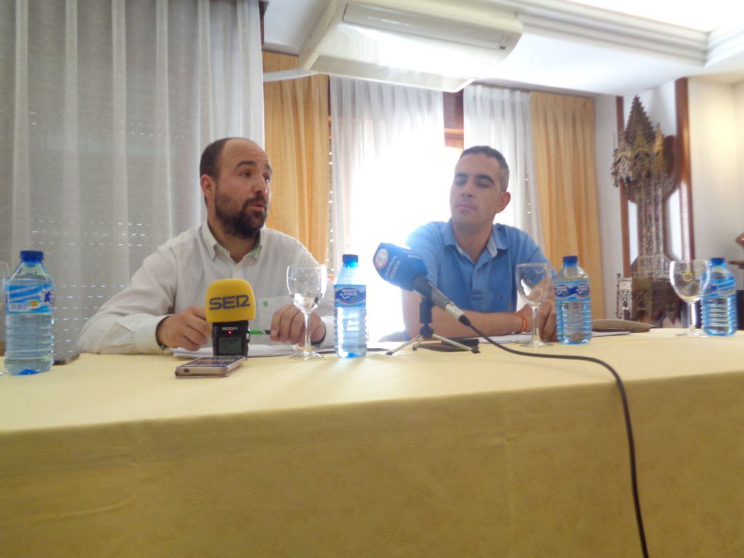 Vicente Holgeras (izq) y Sergio Chagartegui