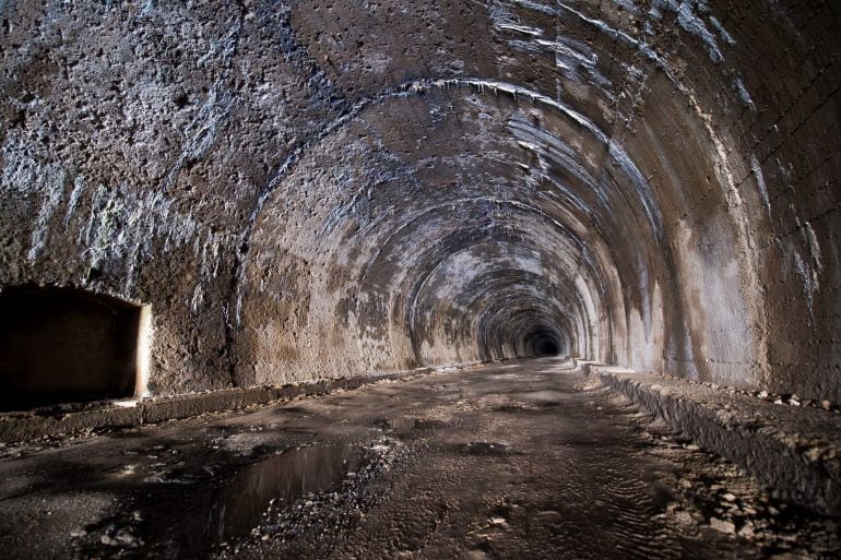 Parte cántabra del túnel de la Engaña. 