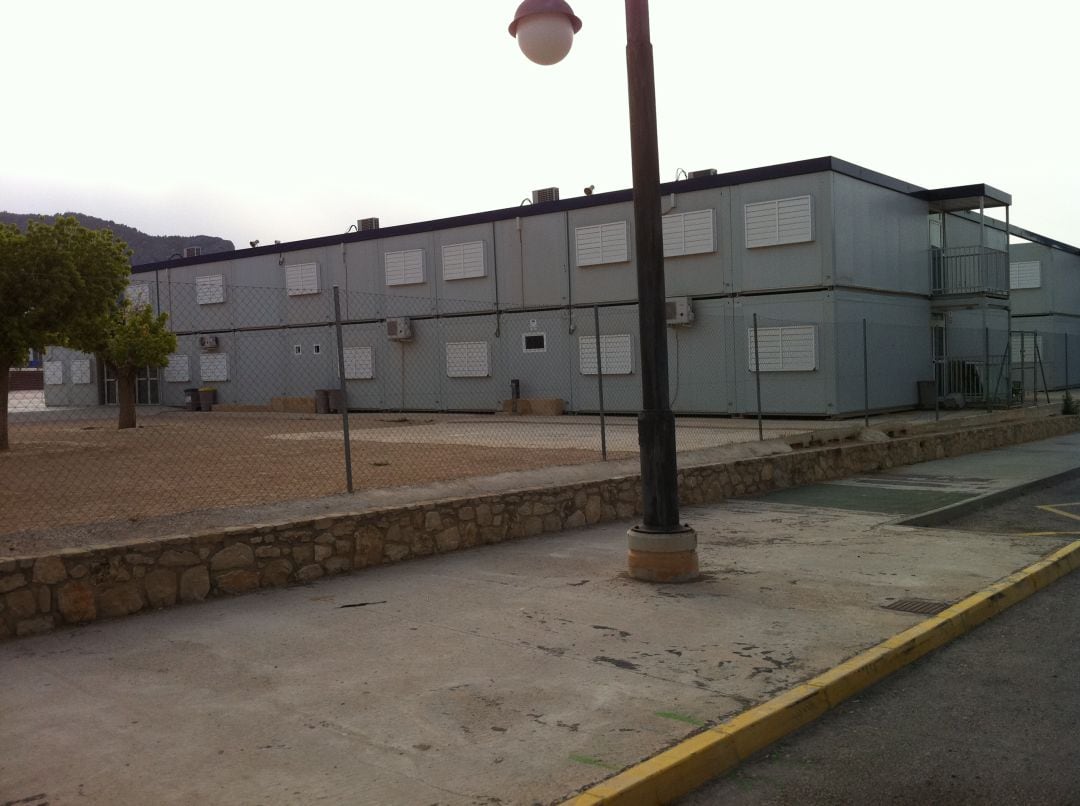 Imagen de archivo de 2012 de las aulas prefabricadas de El Bracal