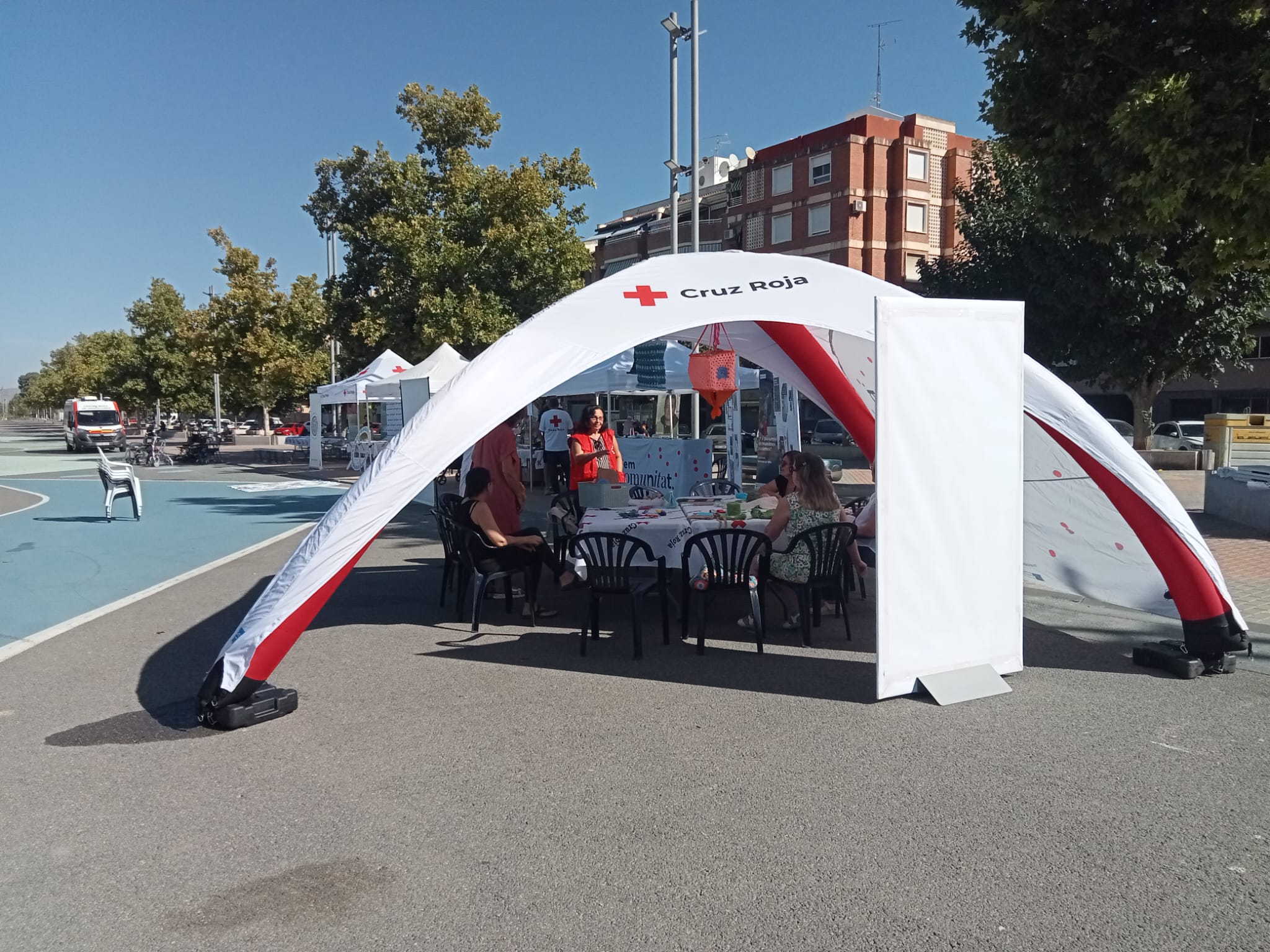 Jornada de Cruz Roja en el recinto ferial