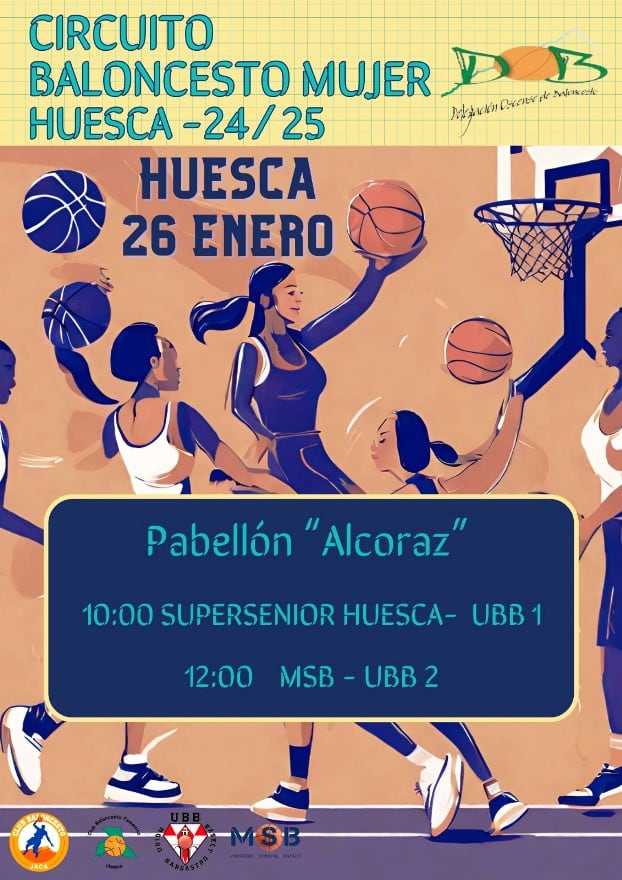 El programa Baloncesto Mujer y Deporte llega a Huesca