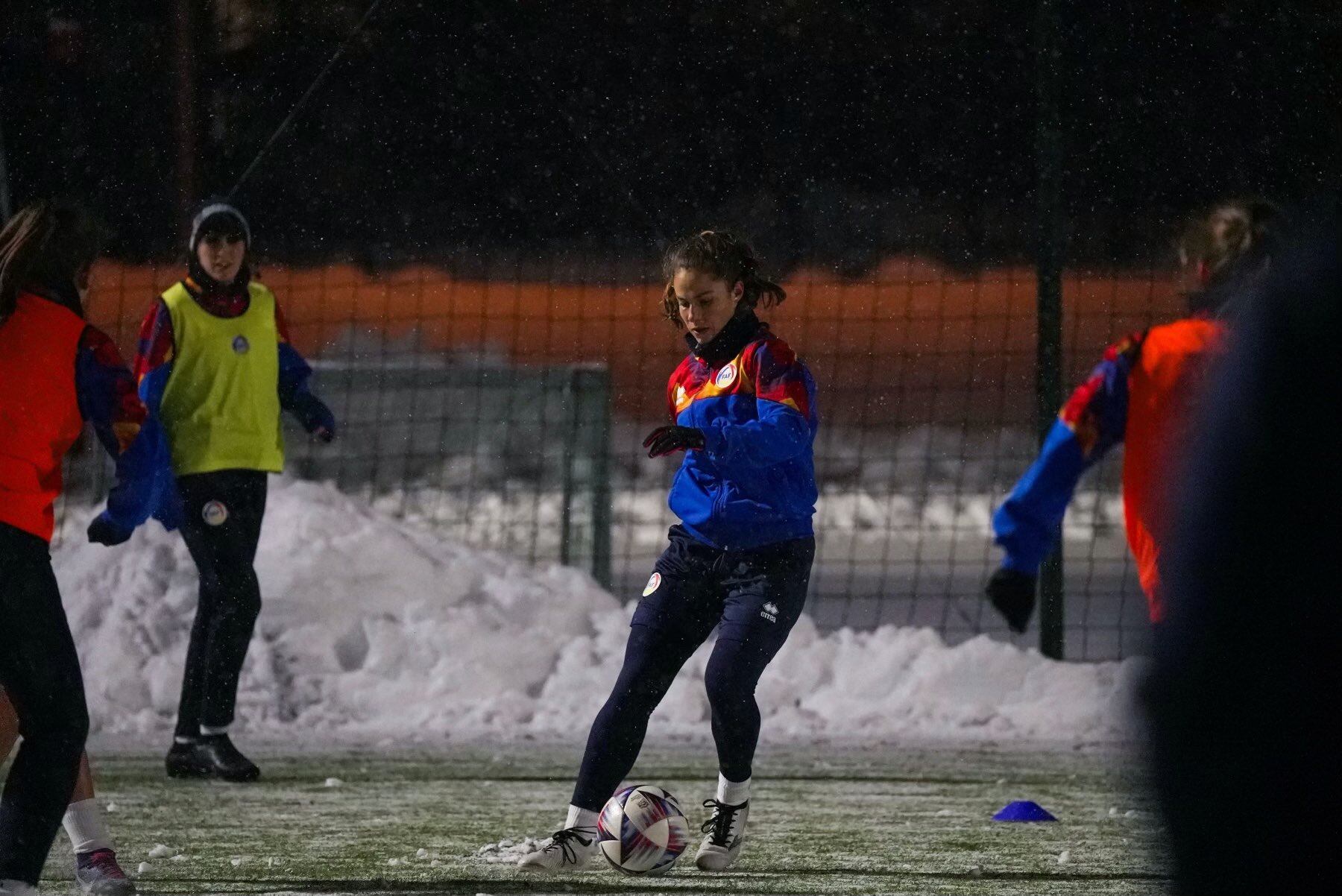 Tere Morató durant l&#039;entrenament oficial a Letònia.