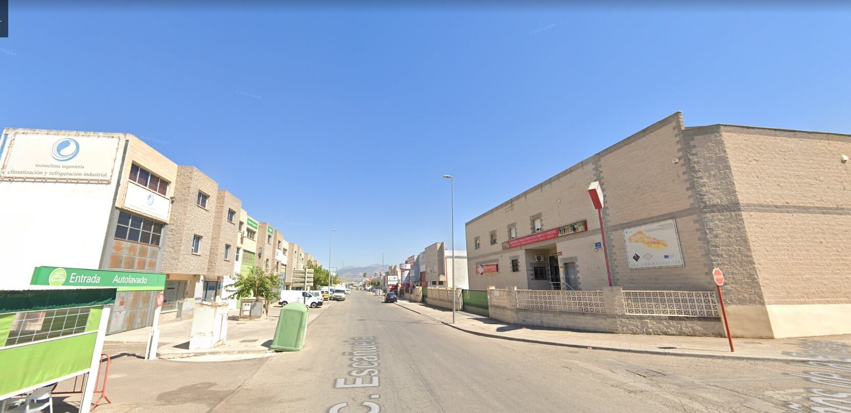 Calle Escañuela del Polígono de Los Olivares de Jaén capital.