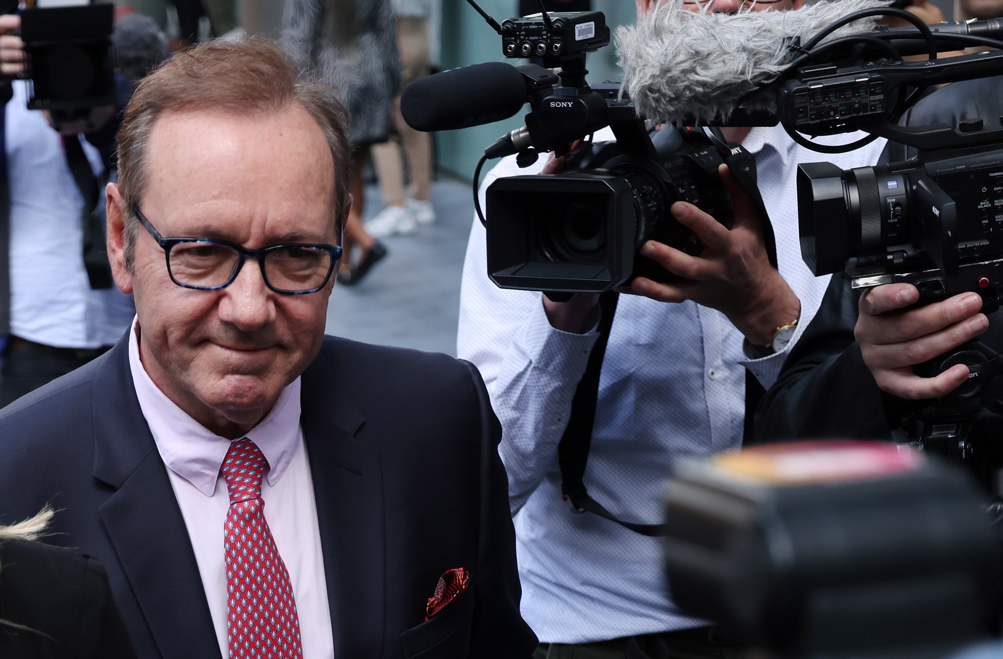 Kevin Spacey, durante el juicio