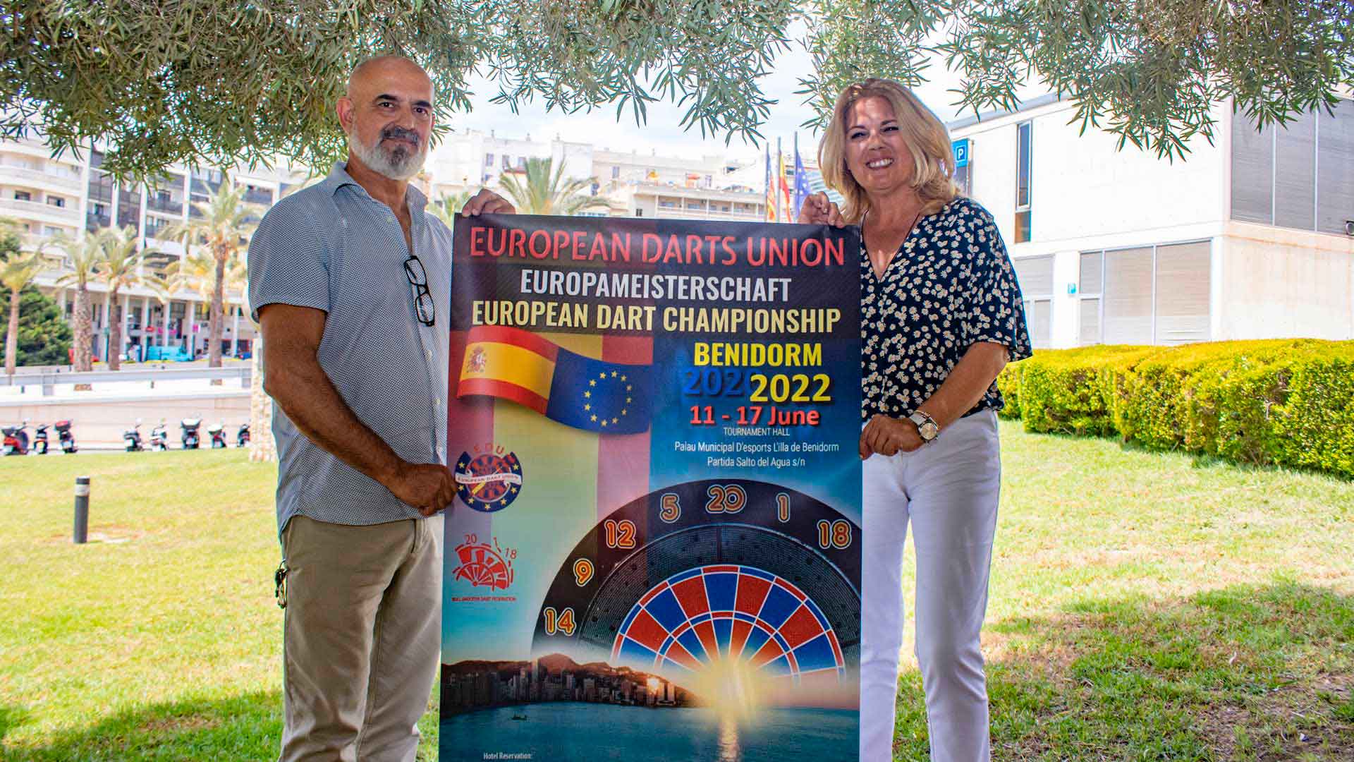 Presentación del Campeonato Europeo de Dardos