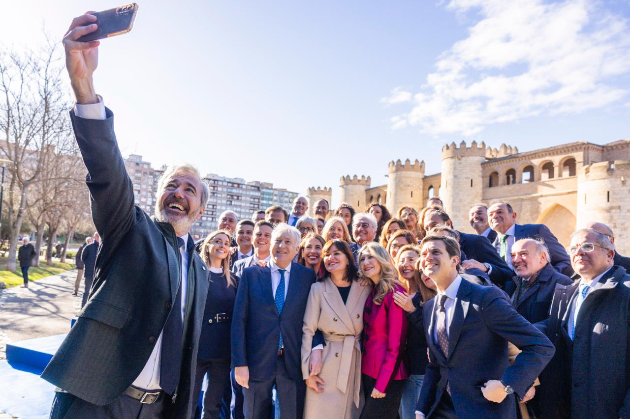 Jorge Azcón presenta su lista electoral por Zaragoza