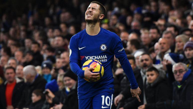 El futbolista del Chelsea Eden Hazard.