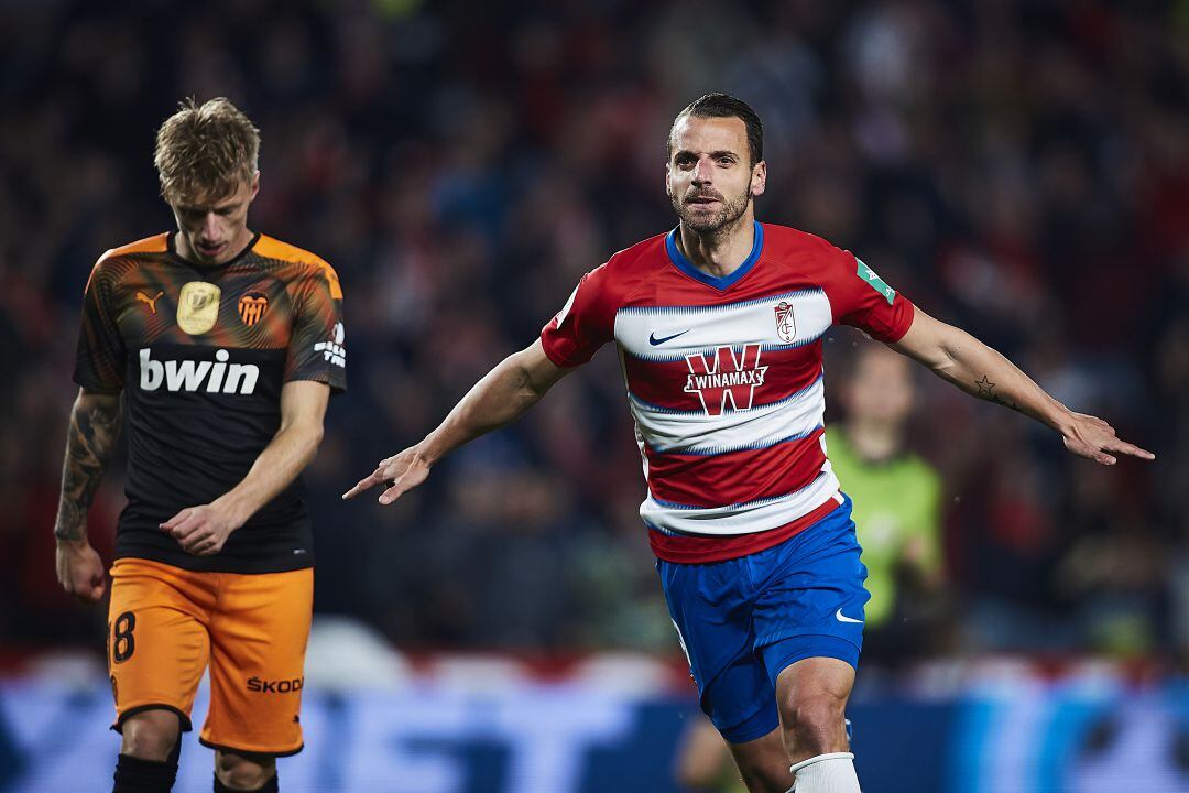 Imagen del partido disputado en Los Cármenes la pasada temporada