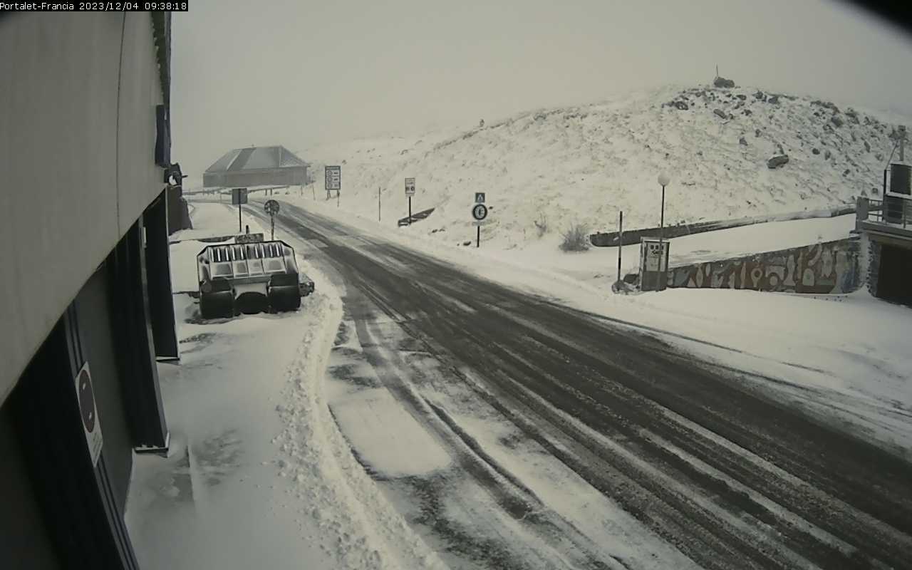 Paso fronterizo del Portalet este lunes por la mañana