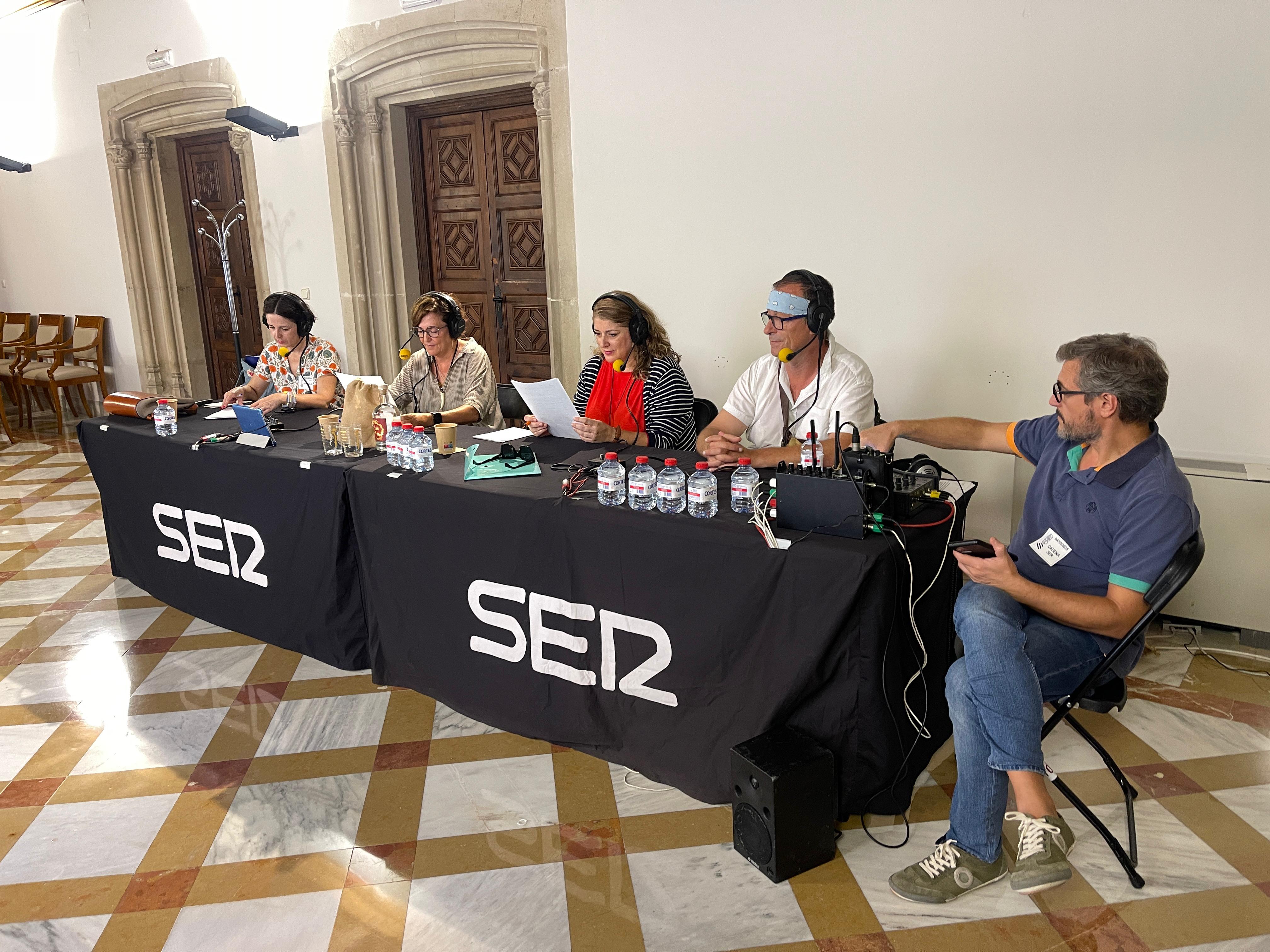 València, octubre 2025. SER Viajeros Comunitat Valenciana desde el Palau de la Generalitat