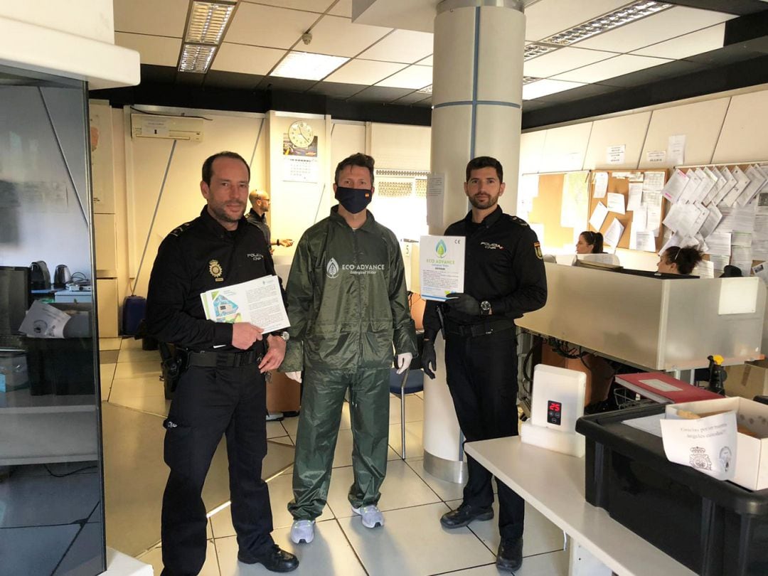 El sistema de limpieza con ozono de Eco Advance se utiliza en comisarías de Policía