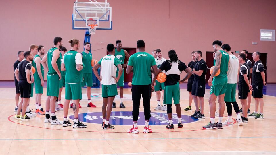 Entrenamiento del Unicaja