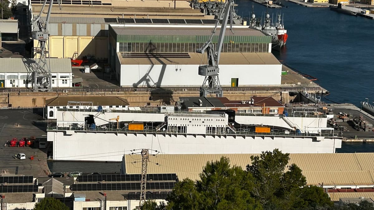 El segundo submarino de la Clase S-80, listo para su puesta a flote