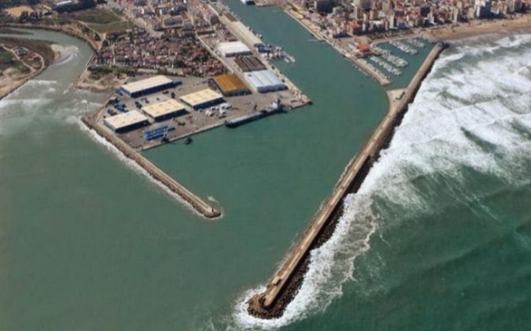 Imagen aérea el Puerto de Gandia 