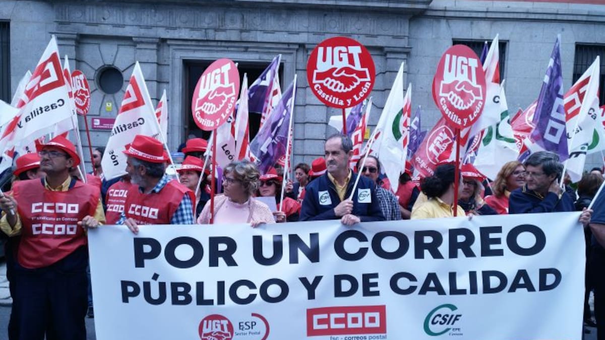 Los sindicatos plantean varias jornadas de huelga en Correos