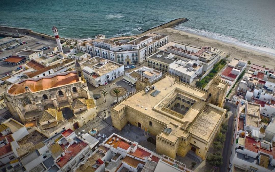 Vista aérea de la localidad de Rota