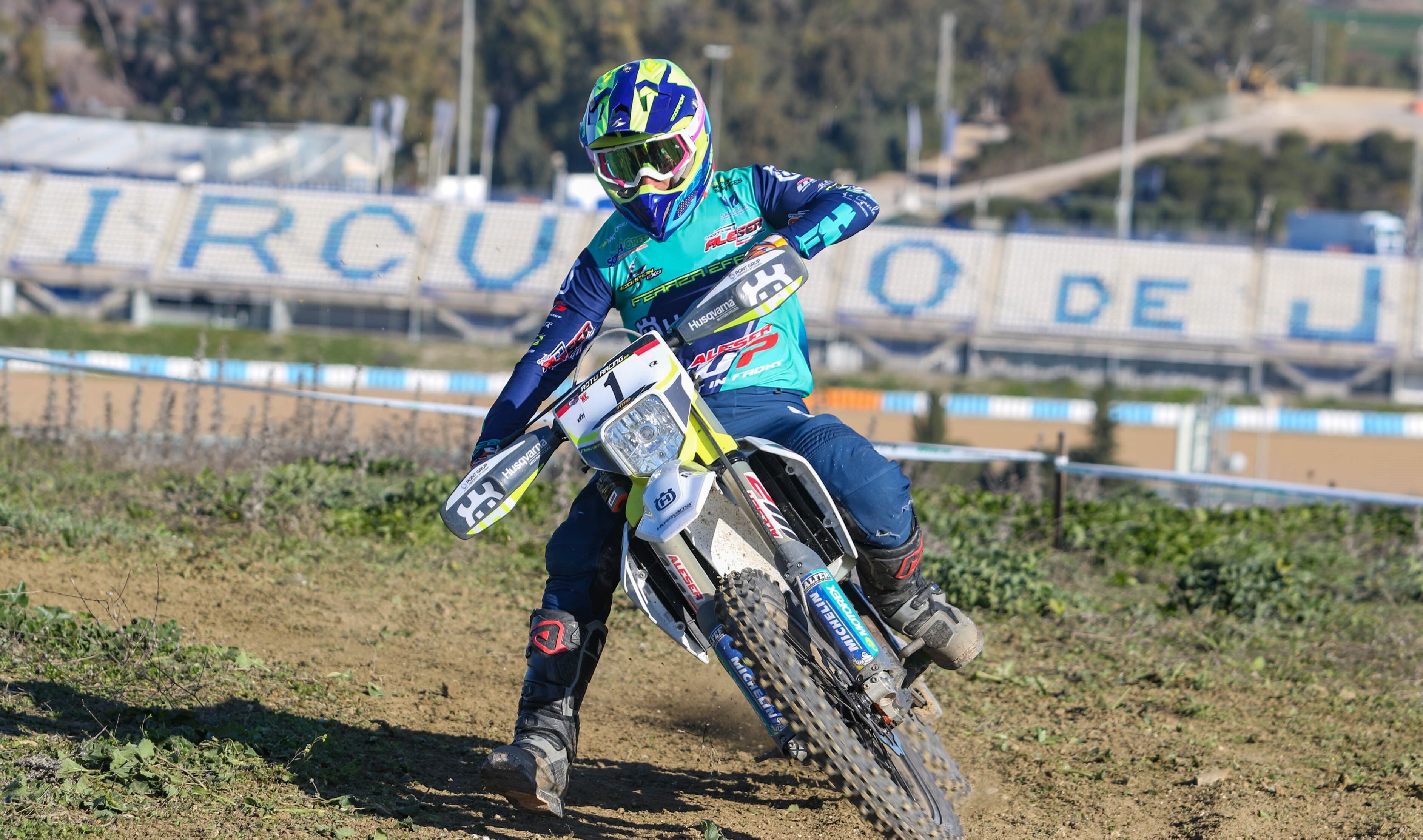 Uno de los pilotos participantes en el Campeonato de Andalucía de Cross Country