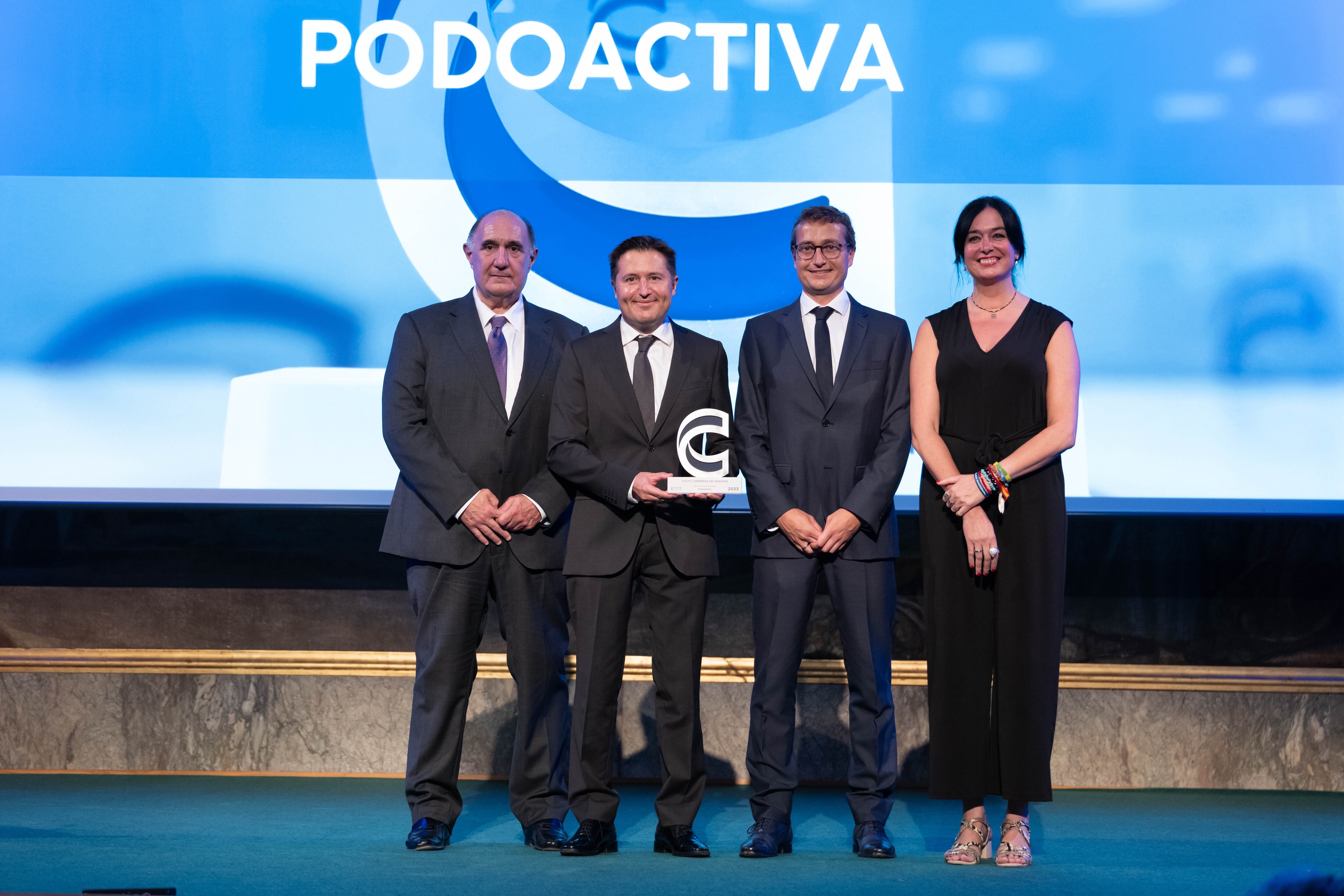 Podoactiva se llevaba el galardón a la proyección de Aragón