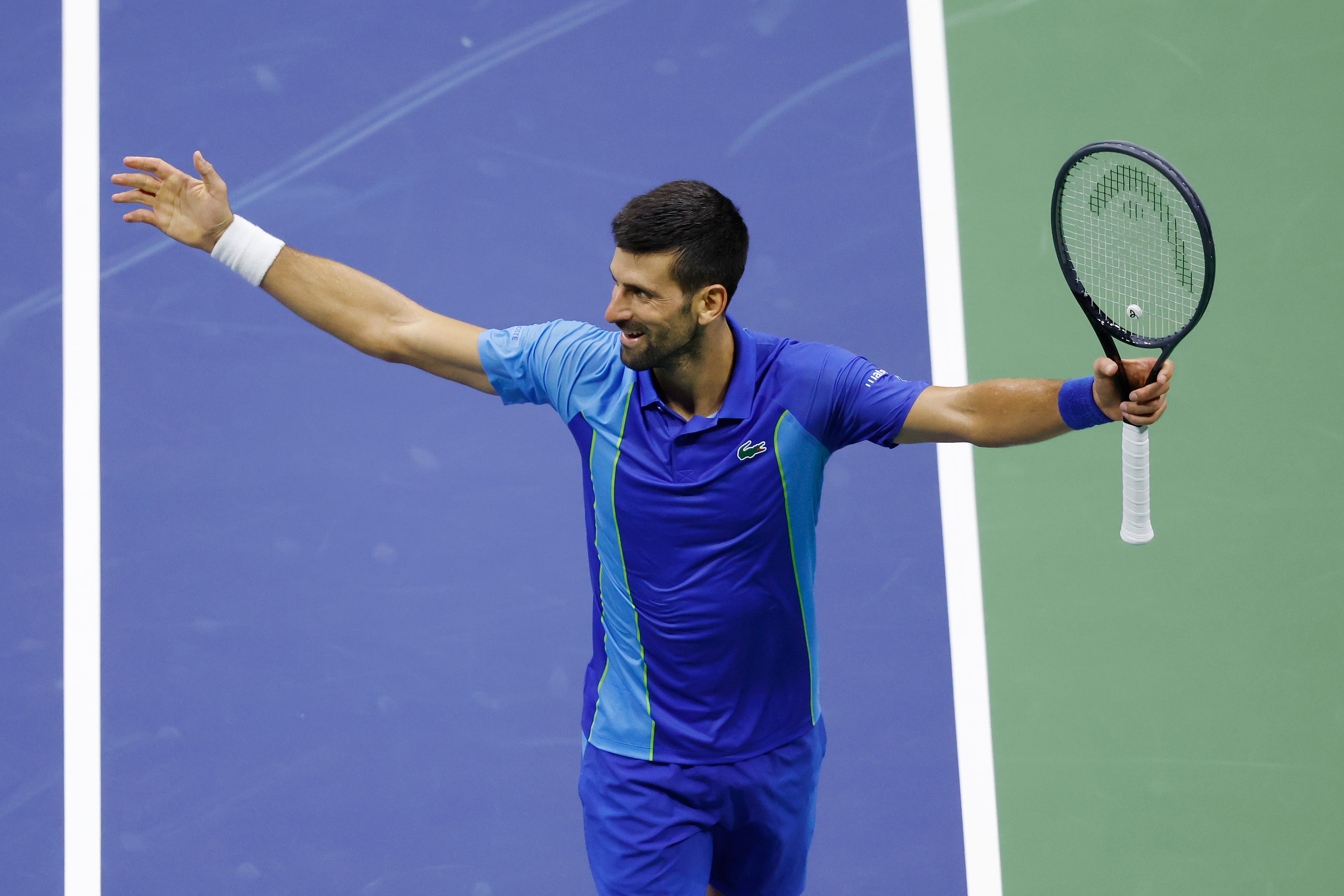 Djokovic gana el US Open de tenis tras vencer a Medvedev en la final. (Photo by Sarah Stier/Getty Images)