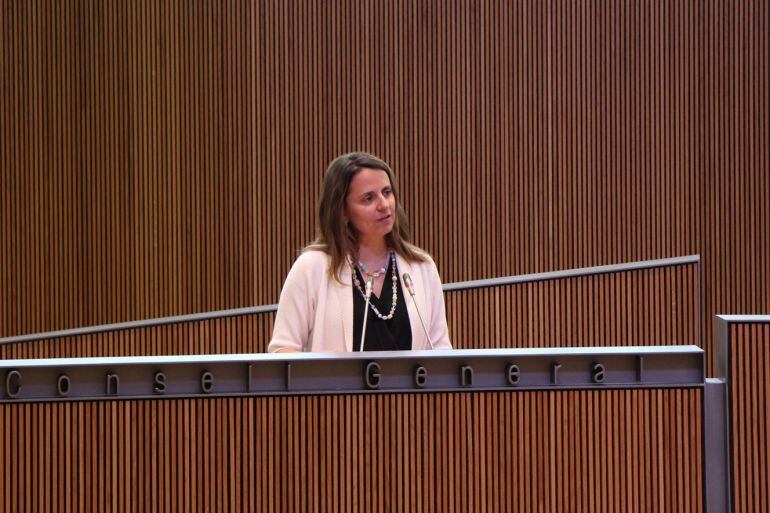 Rosa Gili, consellera general socialdemòcrata.