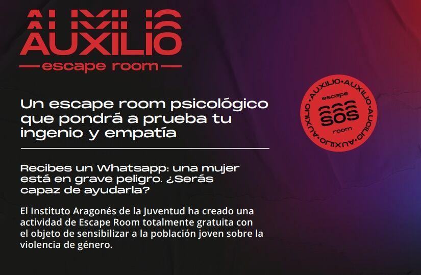 Scape Room &quot;Auxilio&quot;, del Instituto Aragonés de la Juventud