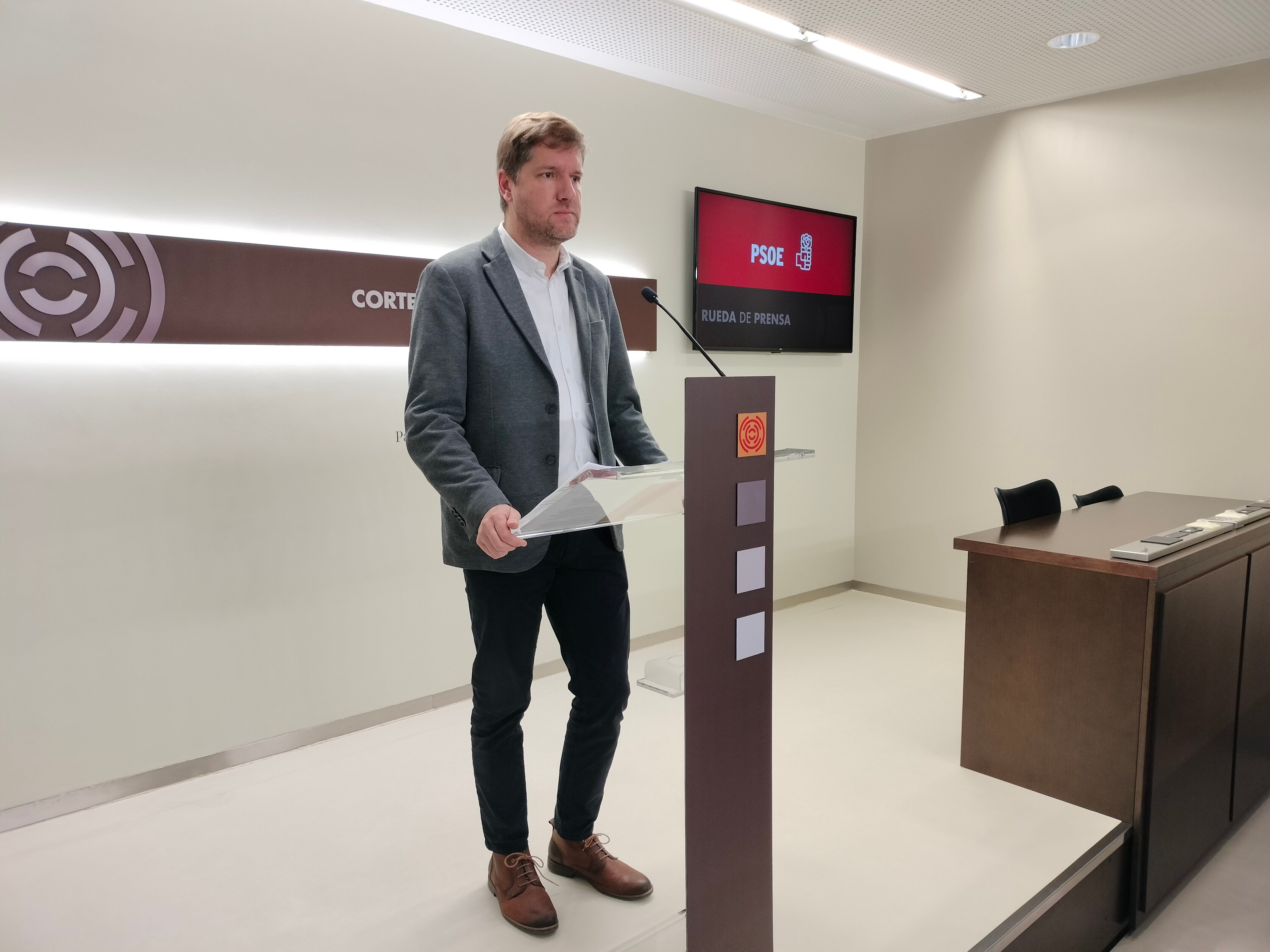 Marcel Iglesias, portavoz de agricultura del PSOE en las Cortes de Aragón