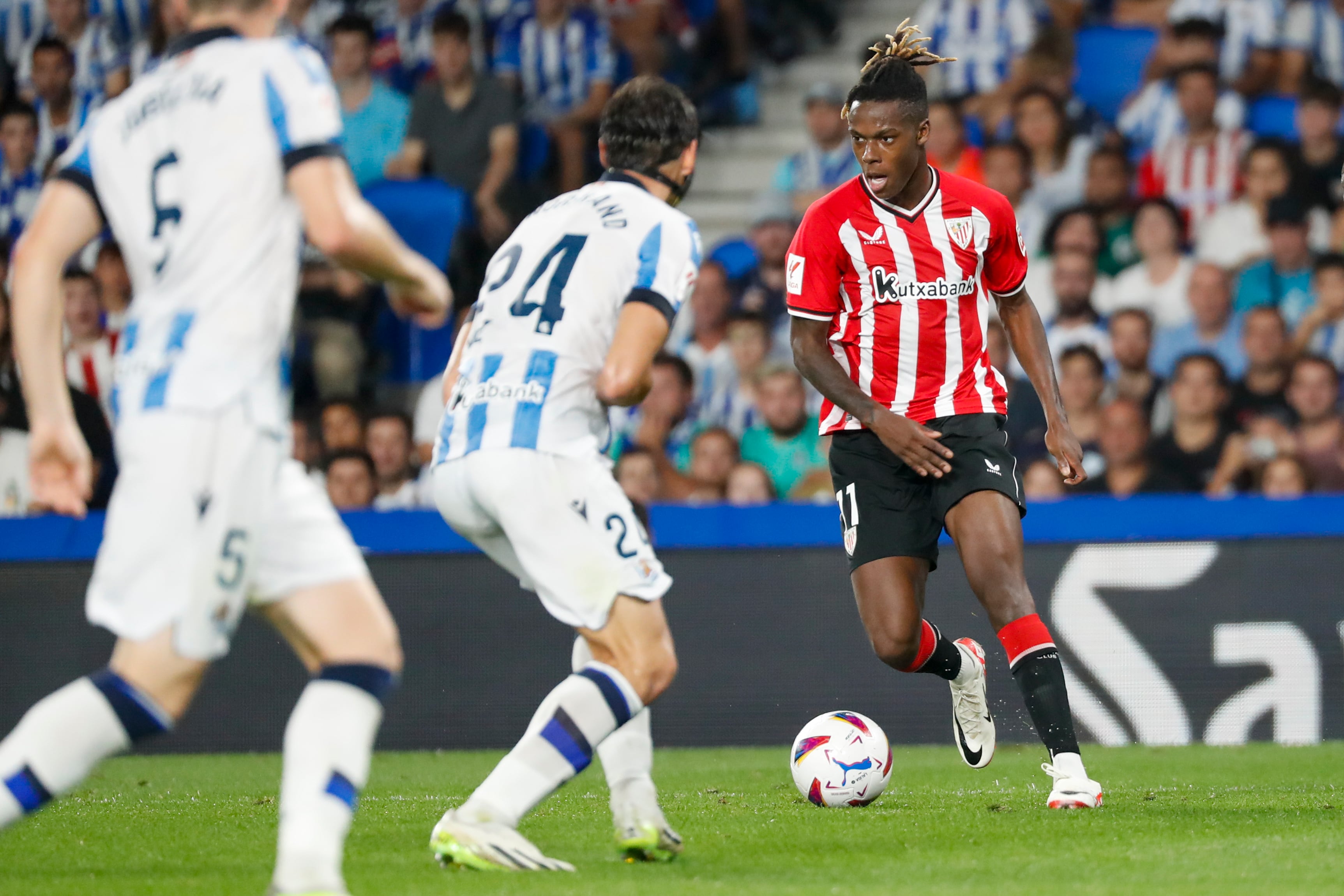 Partido entre Athletic y Real Sociedad. EFE/Juan Herrero