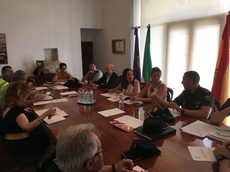 Reunión de la Junta Local de Seguridad en Baeza