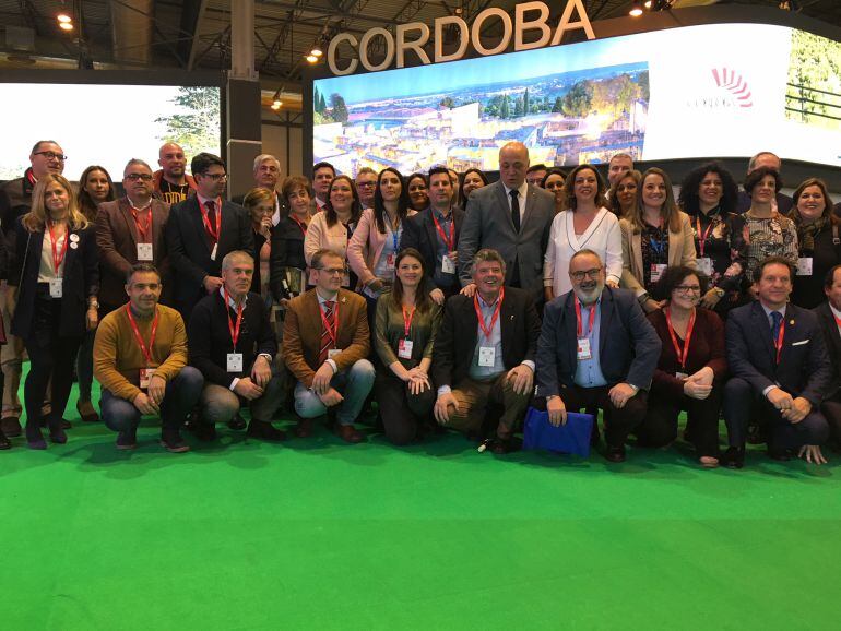 Parte de la delegacón cordobesa en Fitur