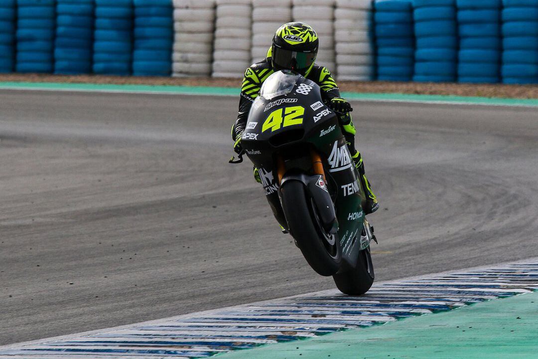 Marcos Ramírez rodando en el Circuito de Jerez