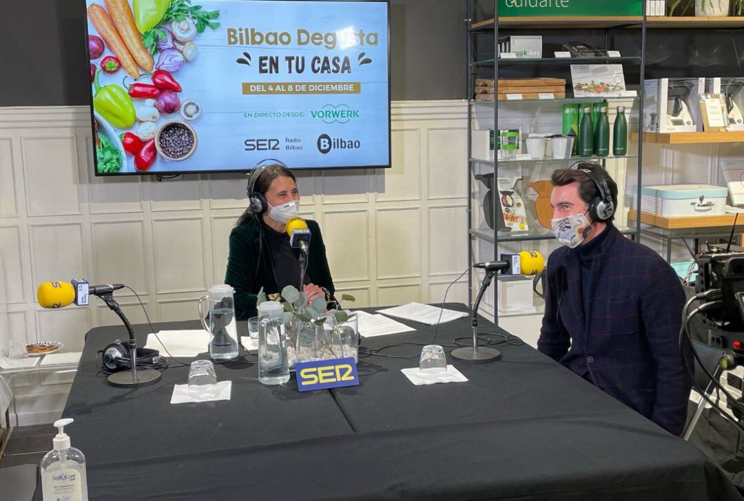 El concejal Xabier Ochandiano en 'Hoy por Hoy Bilbao' desde 'Bilbao Degusta'.