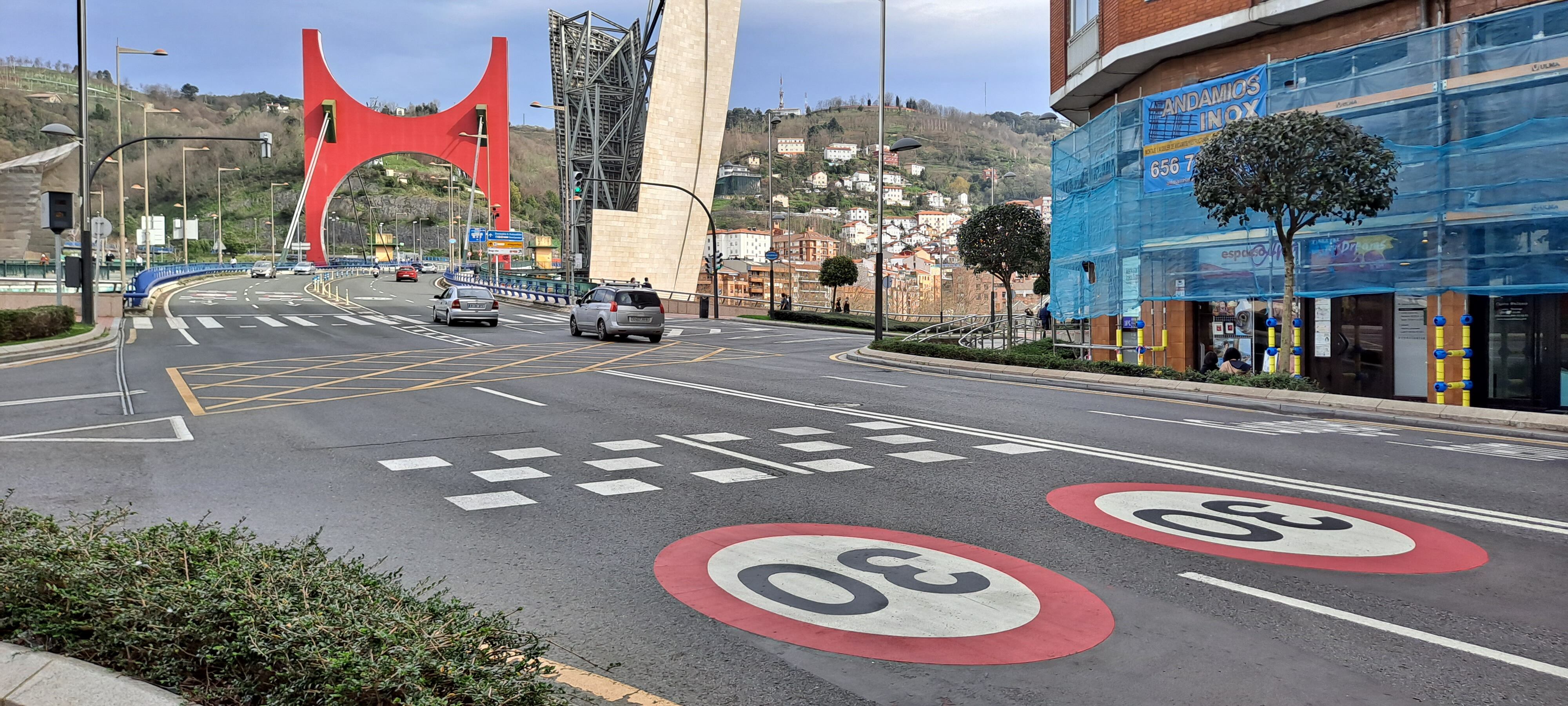 El propósito es concienciar sobre los límites de 30 km/h en Bilbao. / Ayuntamiento de Bilbao