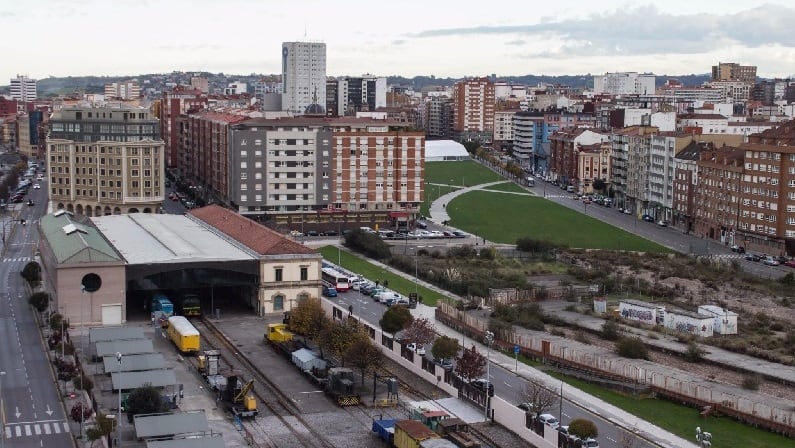 Vista aérea del entorno del &#039;solarón&#039;