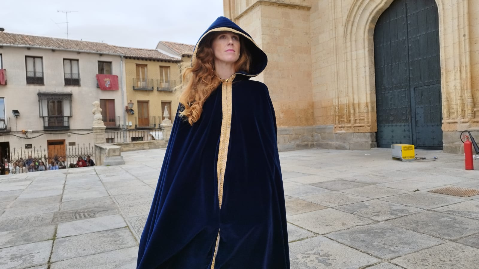 María Castro en el ensayo general de la proclamación