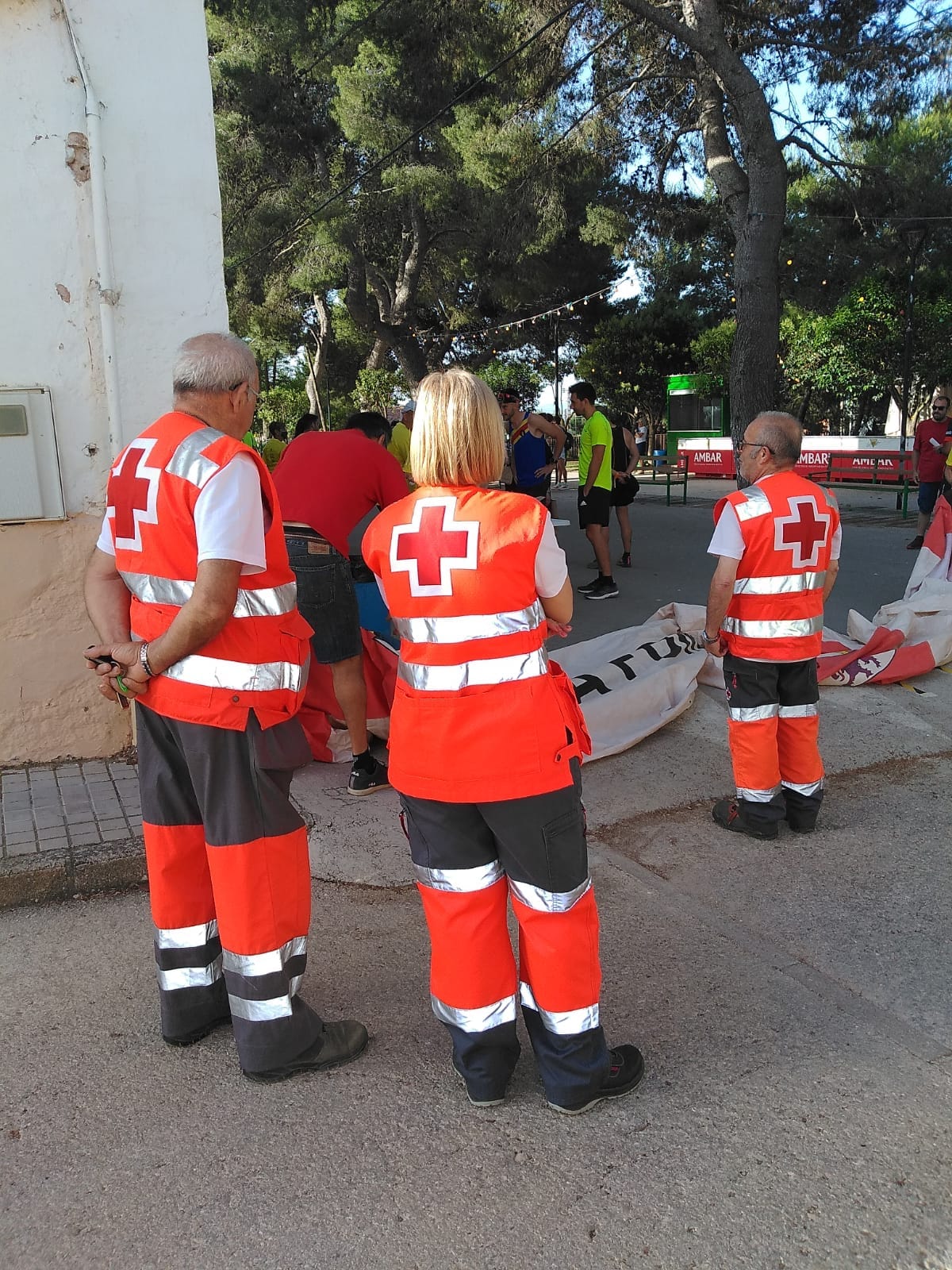 Voluntarios de Cruz Roja