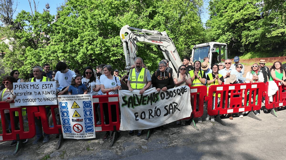 Los vecinos de Conxo celebran que la Senda Verde quede en suspenso