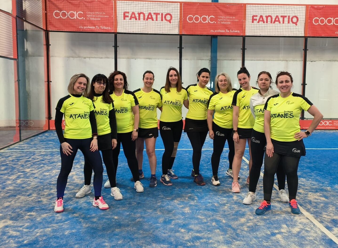 Integrantes del Pádel Duero Bodegas Atanes