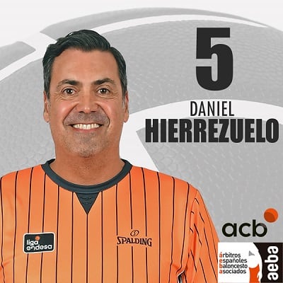El malagueño Daniel Hierrezuelo, nuevo director de arbitraje de la Euroliga