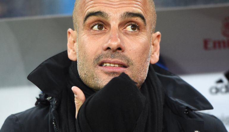 Pep Guardiola, en un choque entre el Bayern y el Hamburgo.