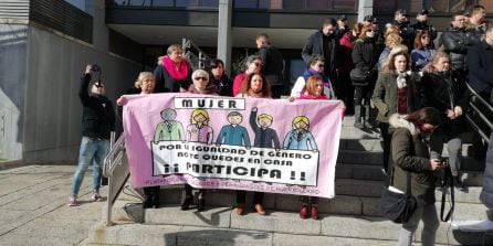 Los Jubilados de Puertollano tampoco faltaban a la concentración