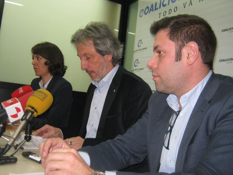 Iván Alonso, Pedro Muñoz y Raquel Díez
