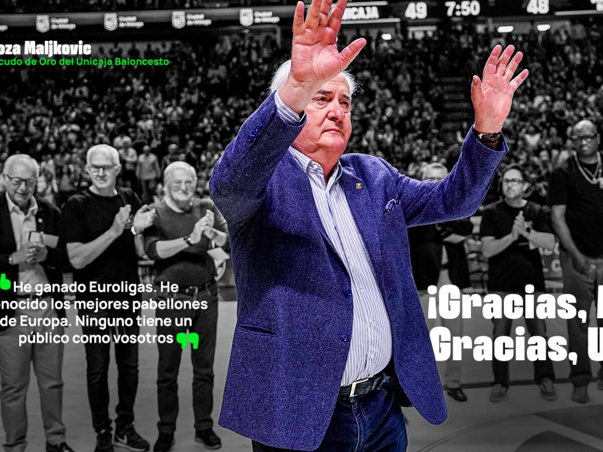 Carta de agradecimiento de Boza Maljkovic a la afición del Unicaja