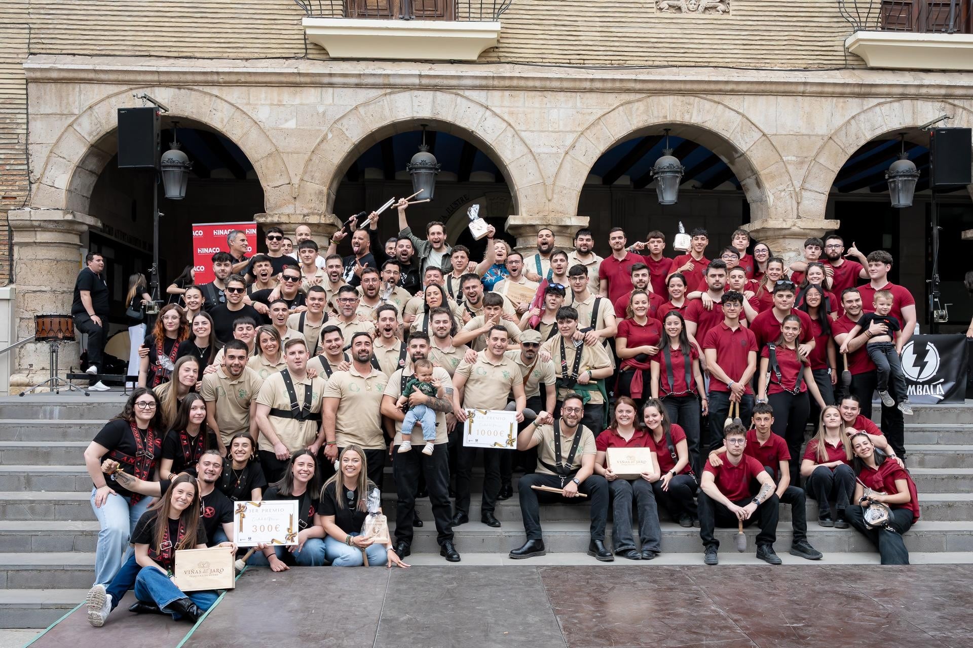 El Concurso Nacional de Bombos y Tambores Ciudad de Monzón tuvo un gran nivel