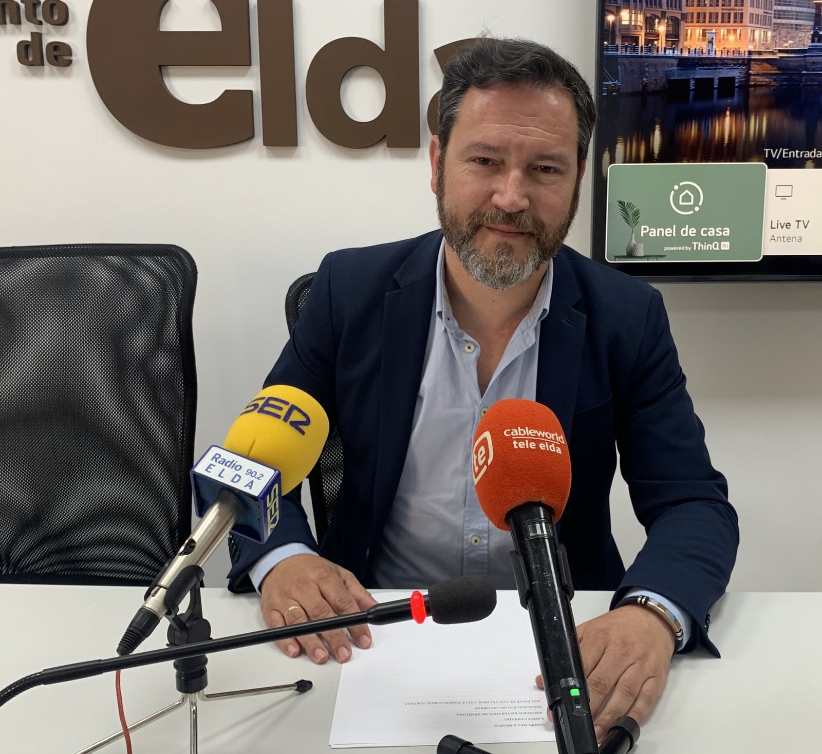 Fran Muñoz, portavoz del Grupo Municipal Popular en Elda