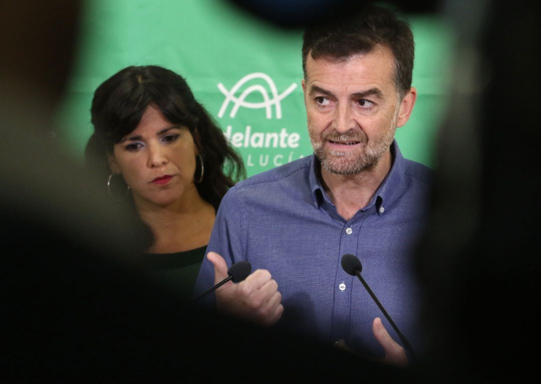 En Sevilla, rueda de prensa de la coordinadora de Podemos Andalucía, Teresa Rodríguez