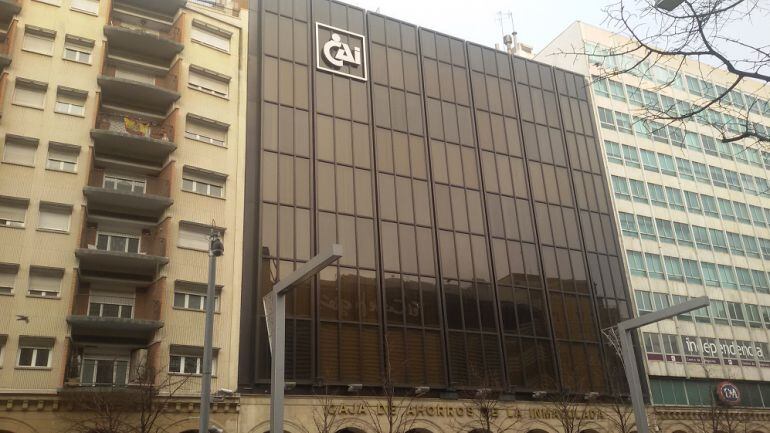 La sede de Caja Inmaculada, en el Paseo Independencia de Zaragoza