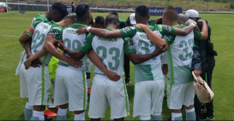 Jugadores del juvenil de Atlético Nacional