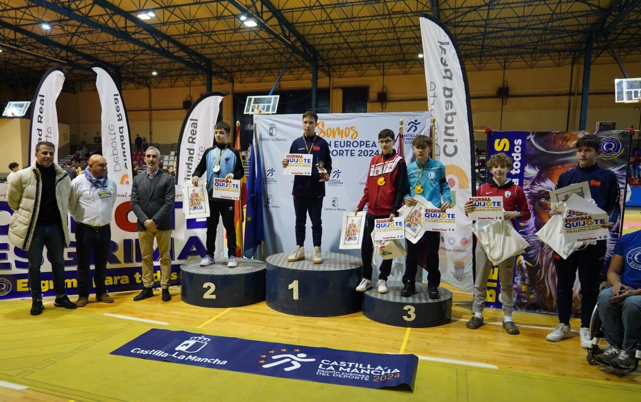 Final de Campeonato Internacional de Esgrima celebrado en Ciudad Real